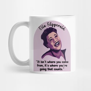 Ella Fitzgerald Portrait and Quote Mug